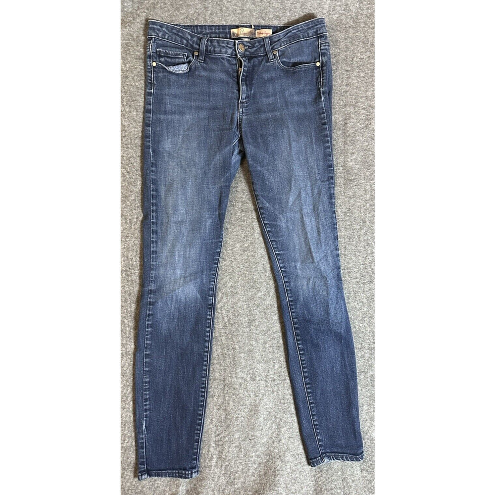 Paige Jeans Womens Size 31 Blue Darkwash Verdugo Vintage Skinny Fit Denim Pants